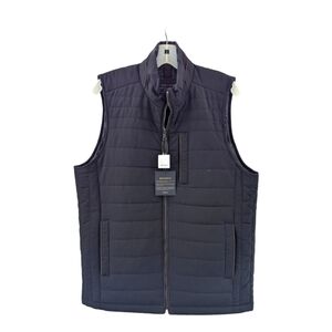 NEW Jos A Bank Reserve Black Full Zip Vest Size Small